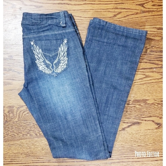 XXI Premium Denim Bell bottom Jeans pant size 28 - Picture 2 of 6